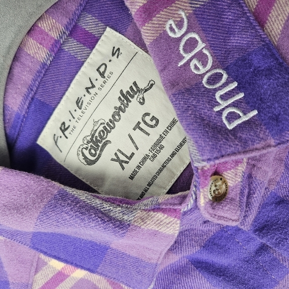 Cakeworthy Friends Phoebe flannel shirt - Picture 7 of 7